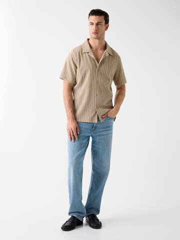 GUESS Regular fit Button Up Shirt in Beige