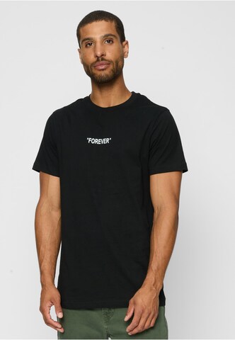 Mister Tee Тениска в черно: отпред
