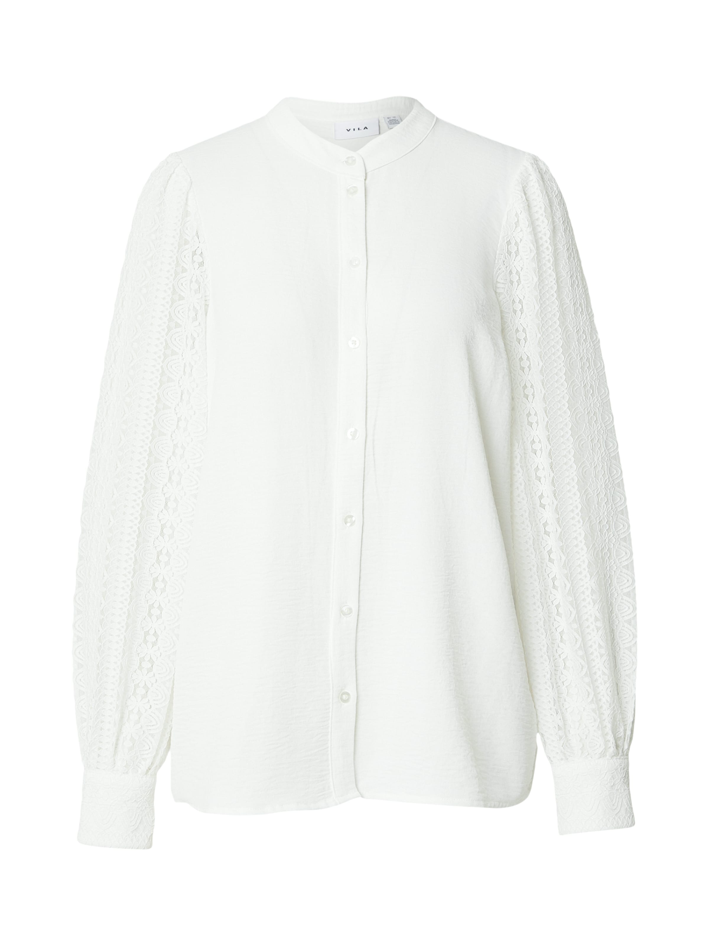 VILA Chemisier 'VIENOLA' en blanc, Vue avec produit