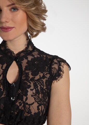 SPIETH & WENSKY Traditional blouse 'Grimaldi' in Black