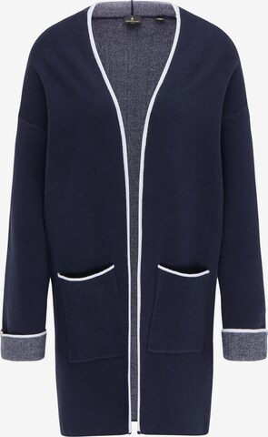 DreiMaster Klassik Knitted coat in Blue: front