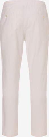 Finshley & Harding London Tapered Broek ' Cox ' in Wit