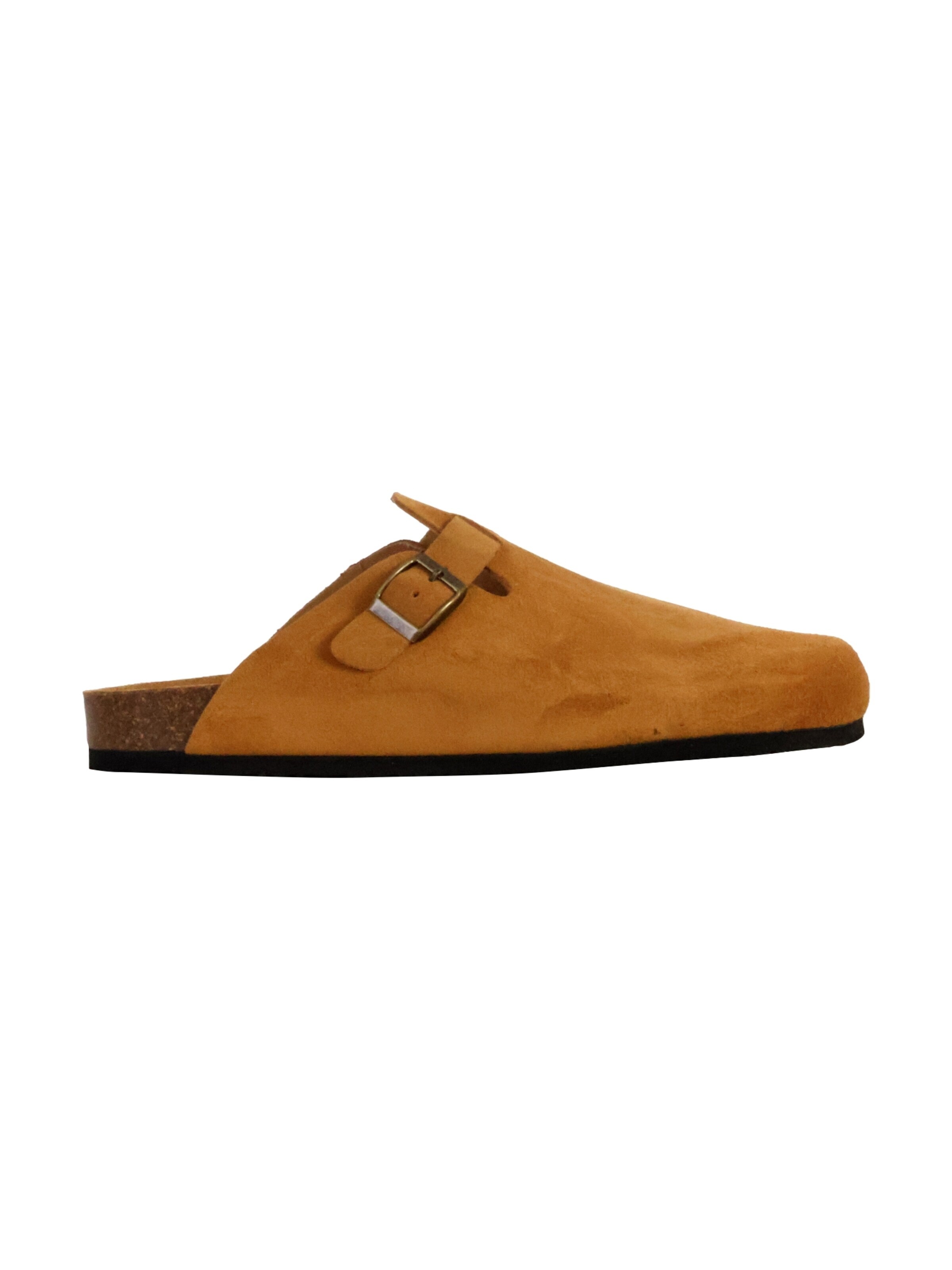 Tamaris Muiltjes 'Flache Pantoletten aus Leder' in Beige