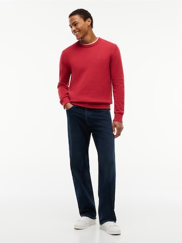 Pull-over 'ESS' Tommy Jeans en rouge : devant