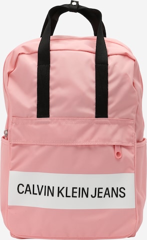 Calvin Klein Jeans Backpack in Pink: front