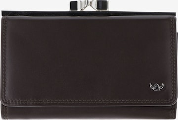 Porte-monnaies 'Polo ' GOLDEN HEAD en marron : devant