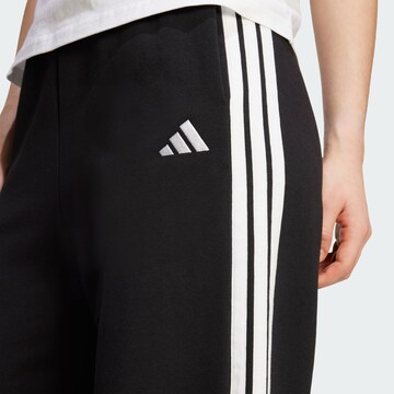 Wide leg Pantaloni sport de la ADIDAS SPORTSWEAR pe negru