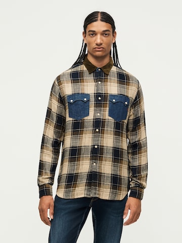 Regular fit Camicia di REPLAY in blu: frontale