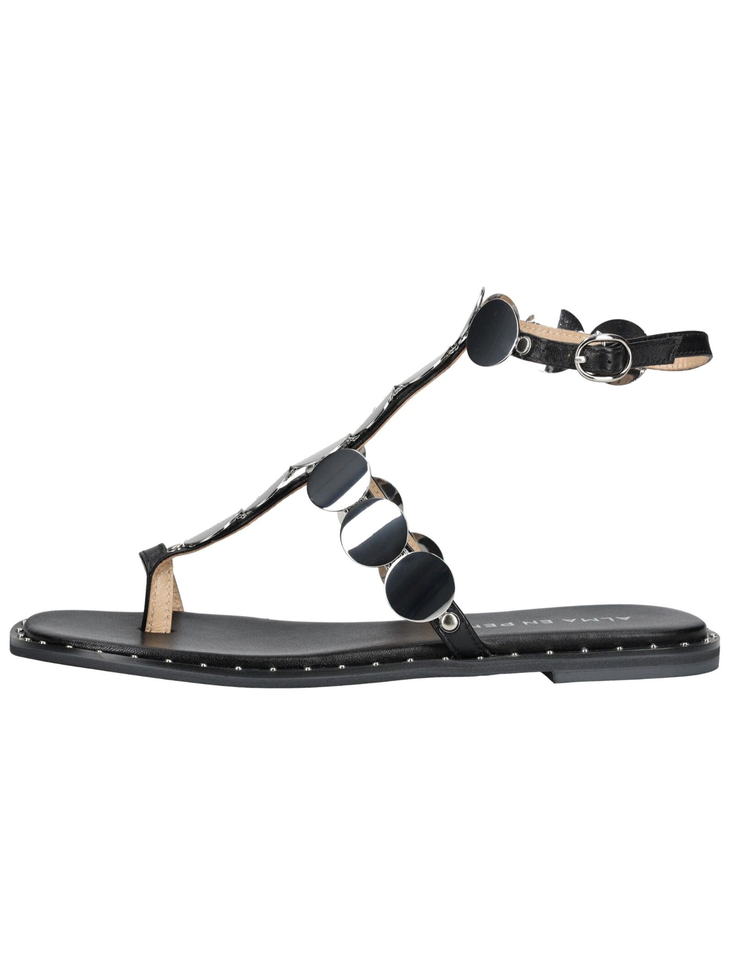 Alma En Pena Zehentrenner in Schwarz