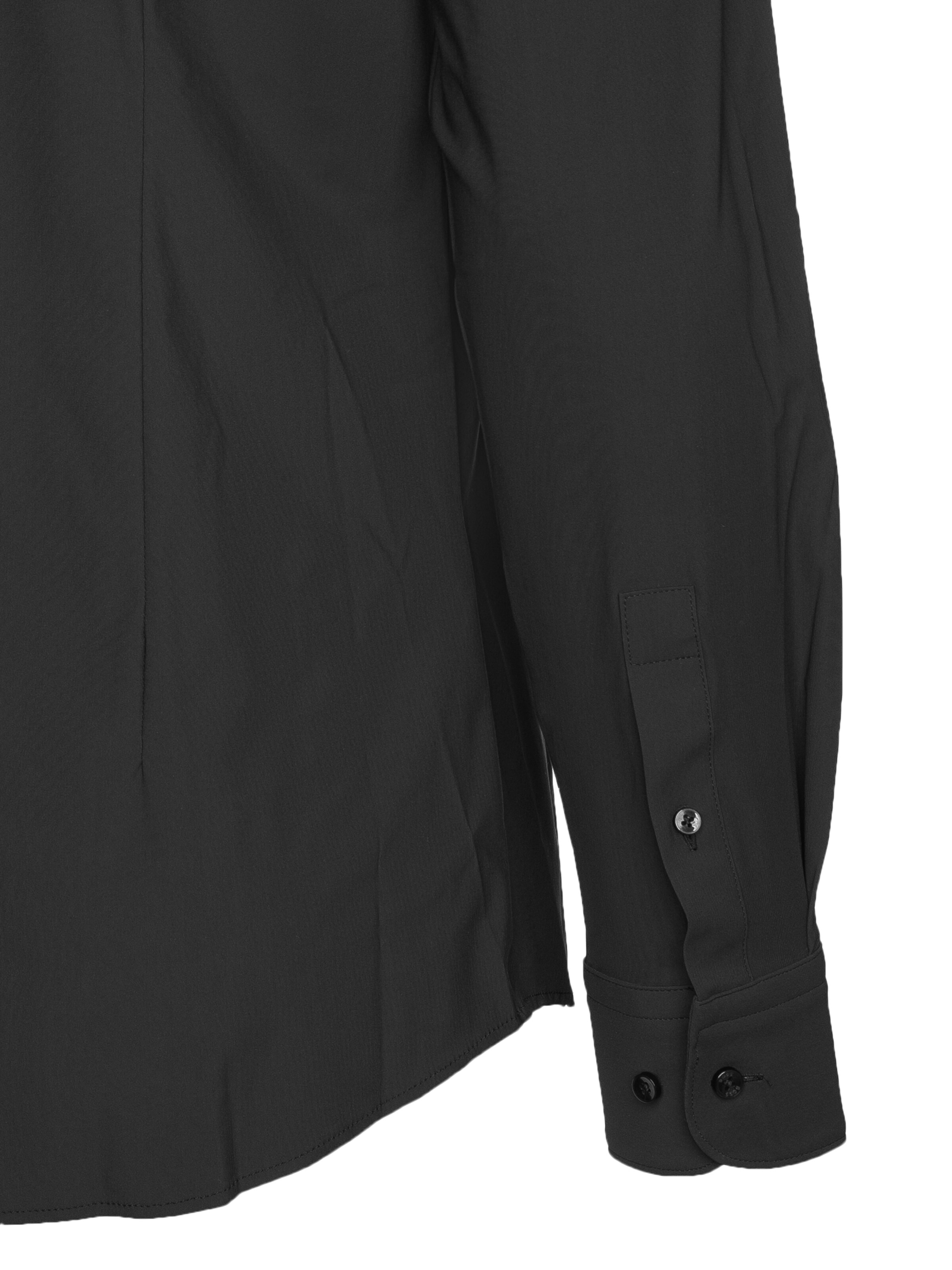 BOSS Slim fit Poslovna srajca 'Hank' | črna barva