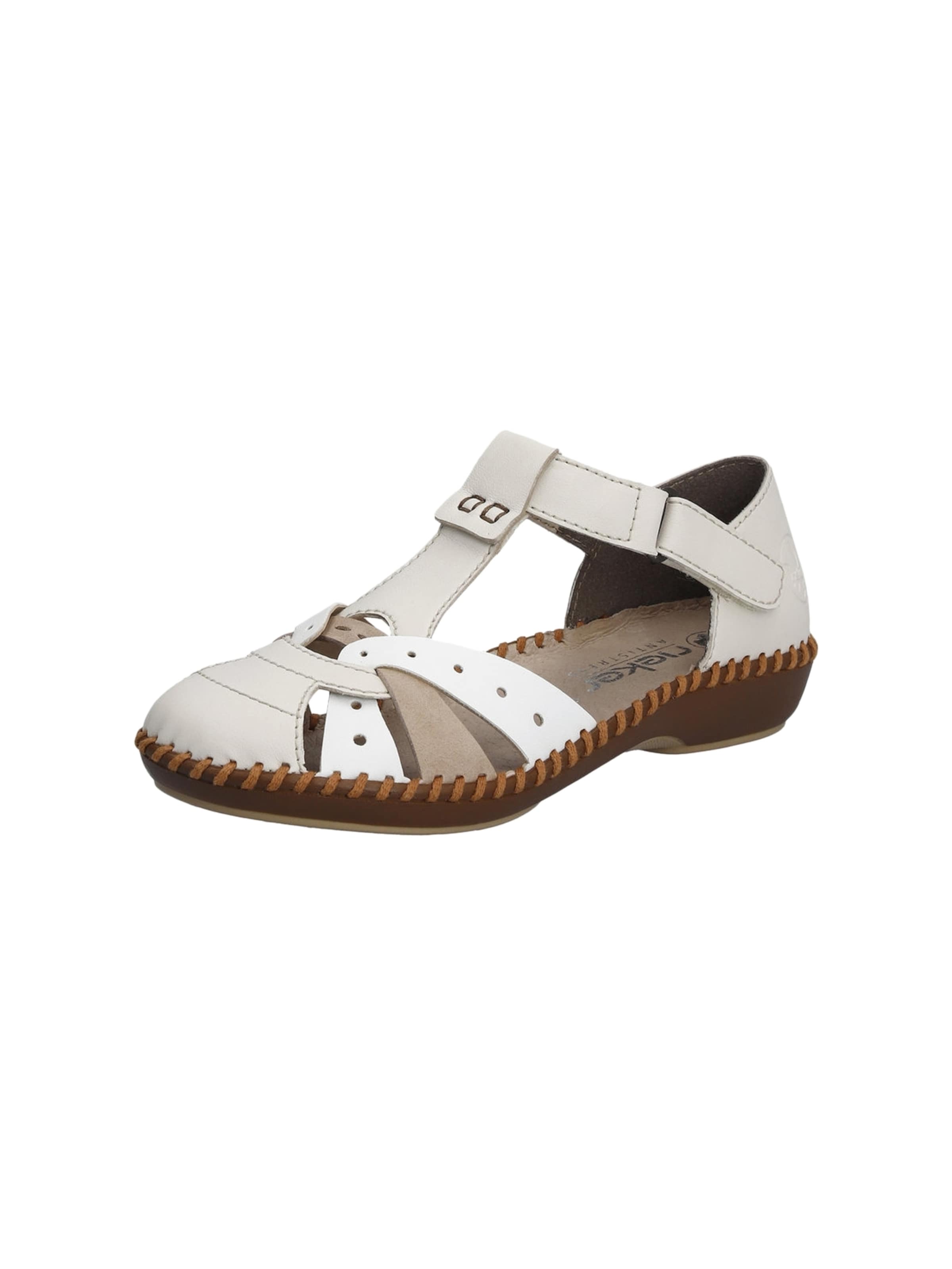 Sandales Rieker en beige : devant