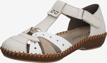 Sandales Rieker en beige : devant