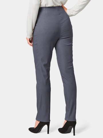 Coupe slim Pantalon 'Louisa' Goldner en gris