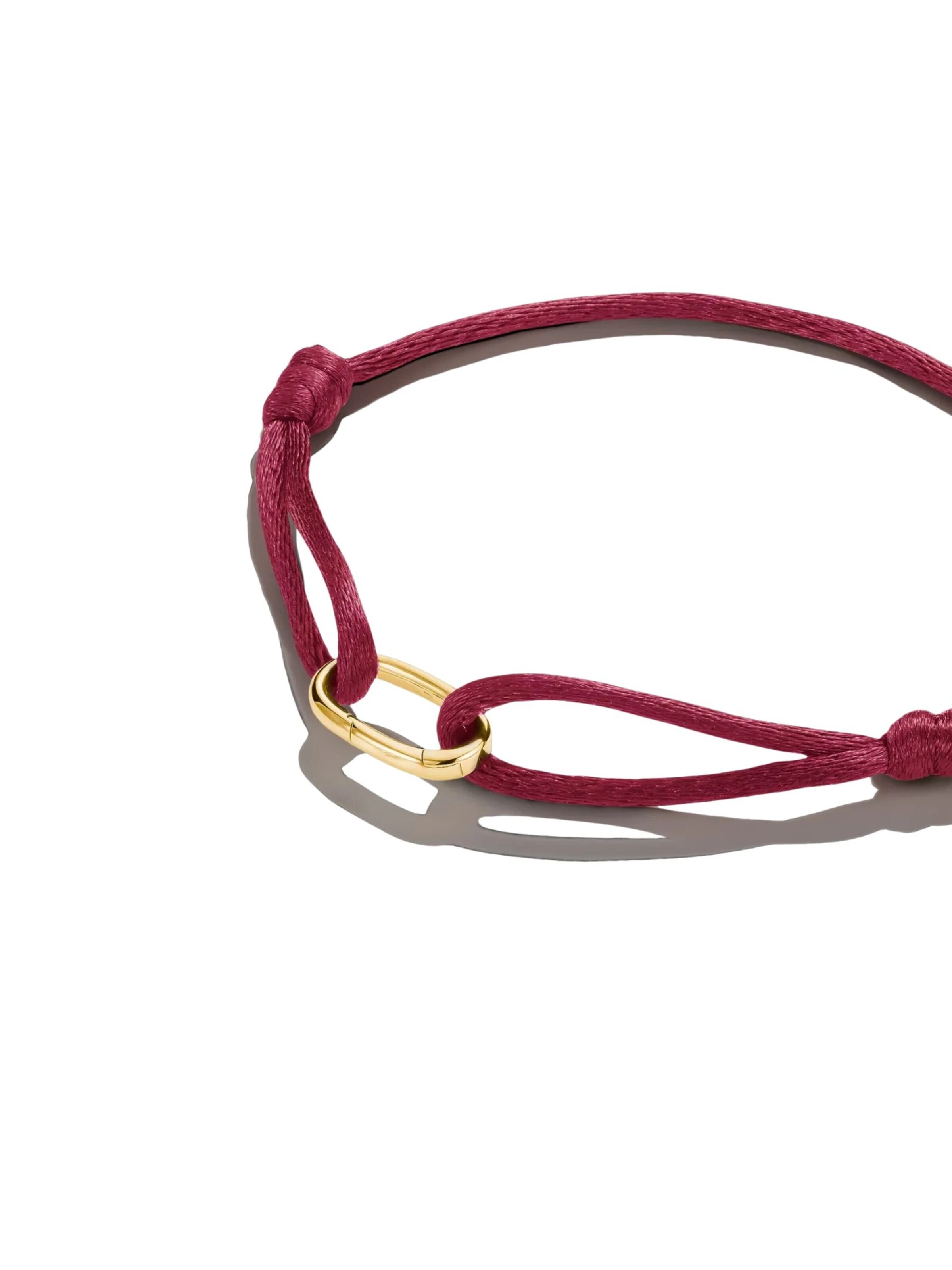 Bracelet 'Thomas Sabo Textilarmband Rot Connect 18k Vergoldet' Thomas Sabo en or