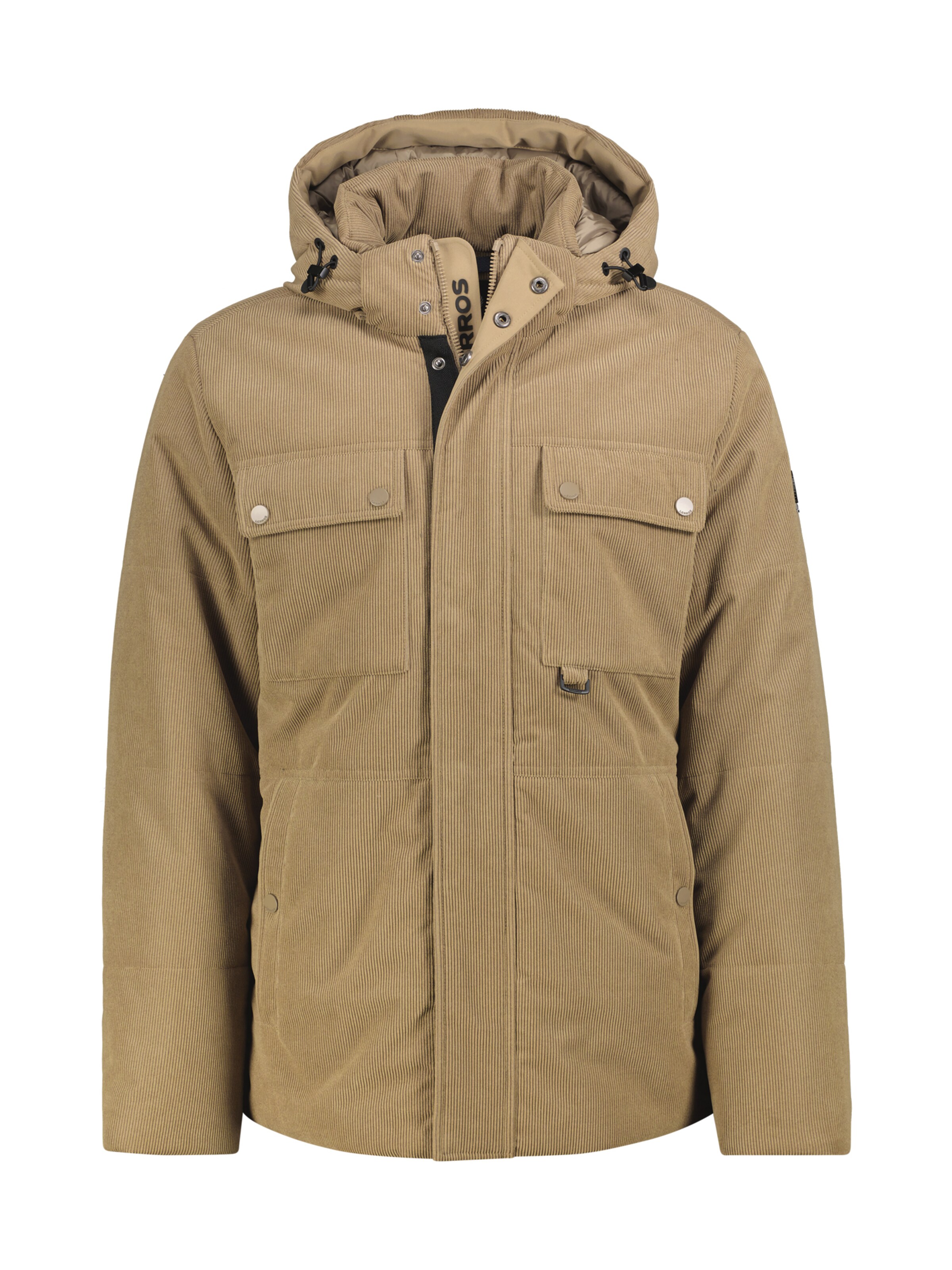 Veste fonctionnelle LERROS en beige : devant