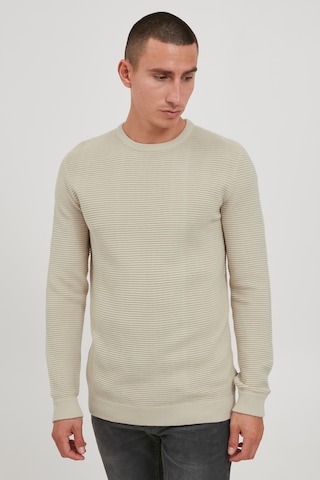 !Solid Sweater 'Nicholas' in Beige: front