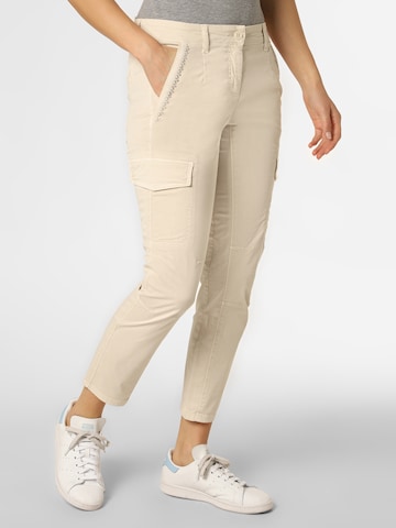 Coupe slim Pantalon Cambio en gris : devant