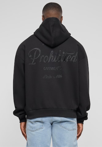 Sweat-shirt Prohibited en noir