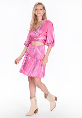 IZIA - Falda 'Festival' en rosa