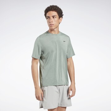 T-Shirt fonctionnel 'Athlete' Reebok en vert : devant
