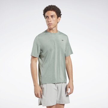 Tricou funcțional 'Athlete' de la Reebok pe verde: față