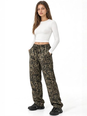 Wide leg Pantaloni de la MixRay pe mai multe culori