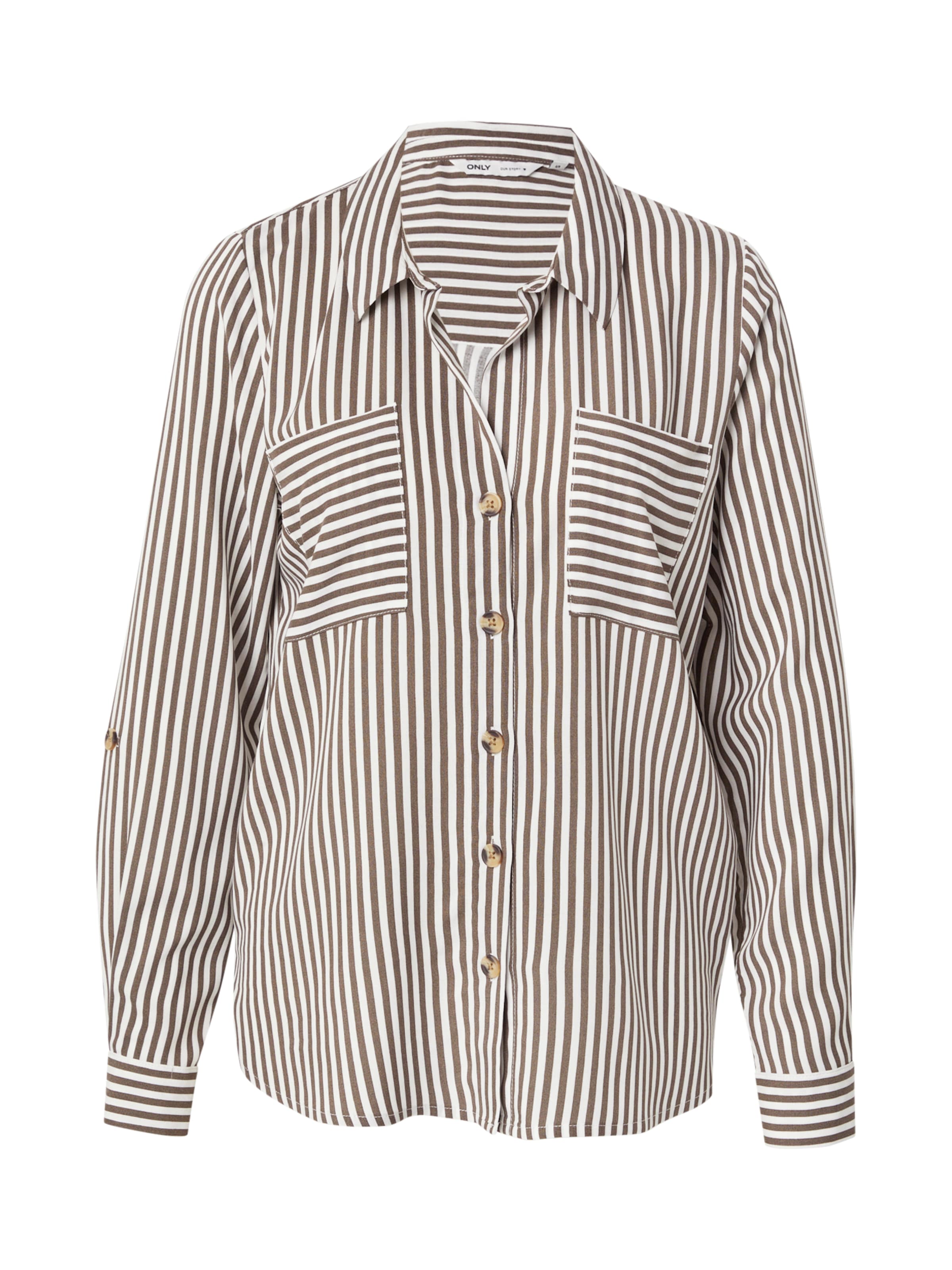 ONLY Блузка 'ONLYASMIN' в Коричневый: спереди