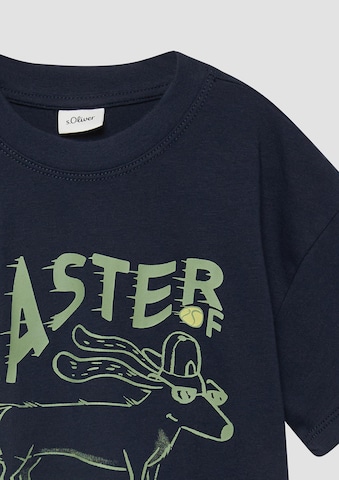 T-Shirt s.Oliver en bleu