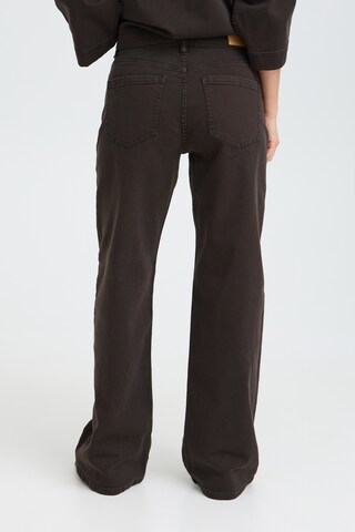Pulz regular Jeans 'KATJA' i brun
