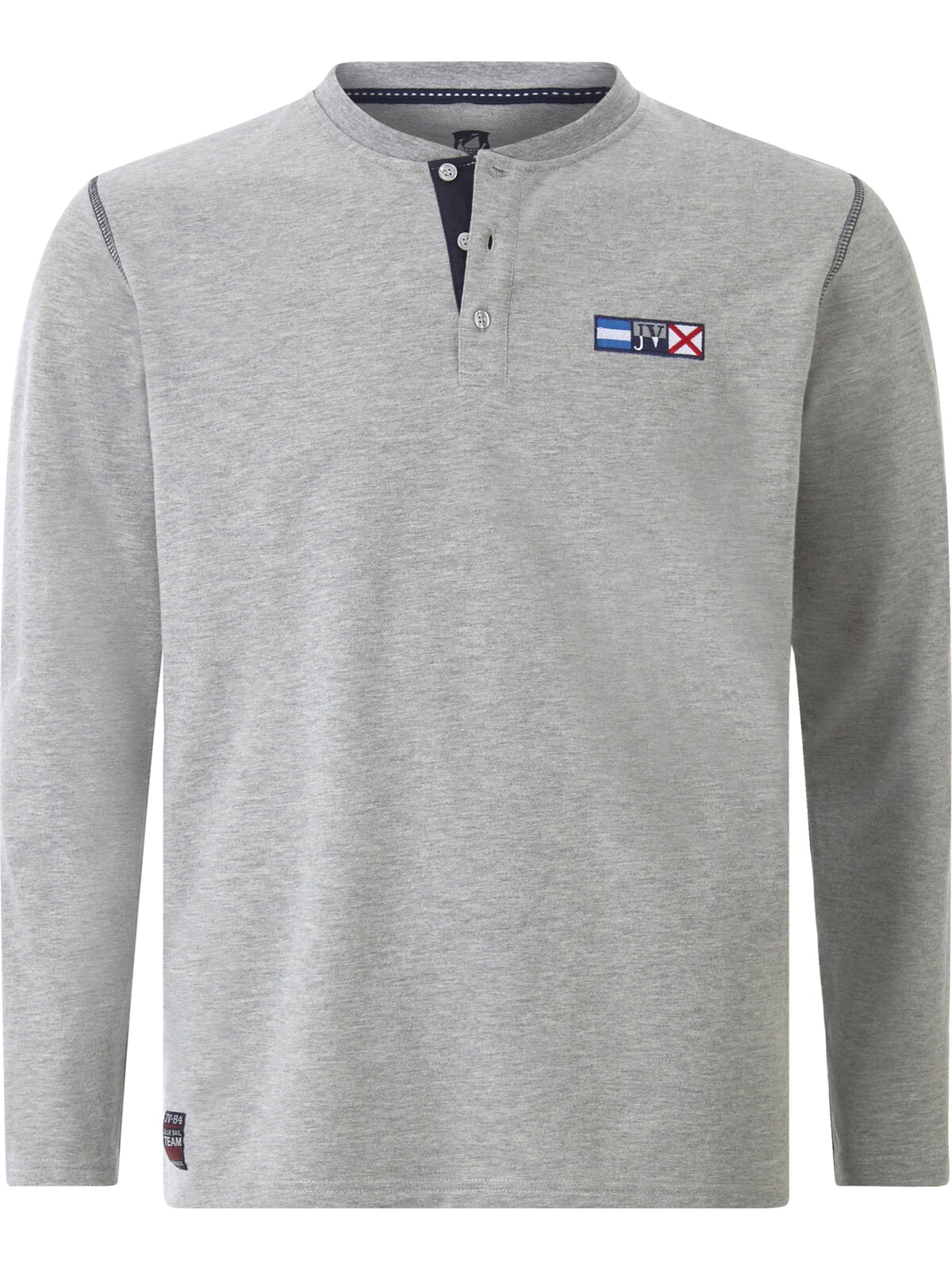 Jan Vanderstorm Sweatshirt 'Jornsen' in Grau: Vorderseite