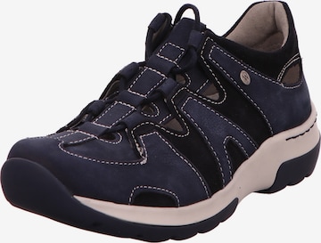 Wolky Lace-Up Shoes in Blue: front
