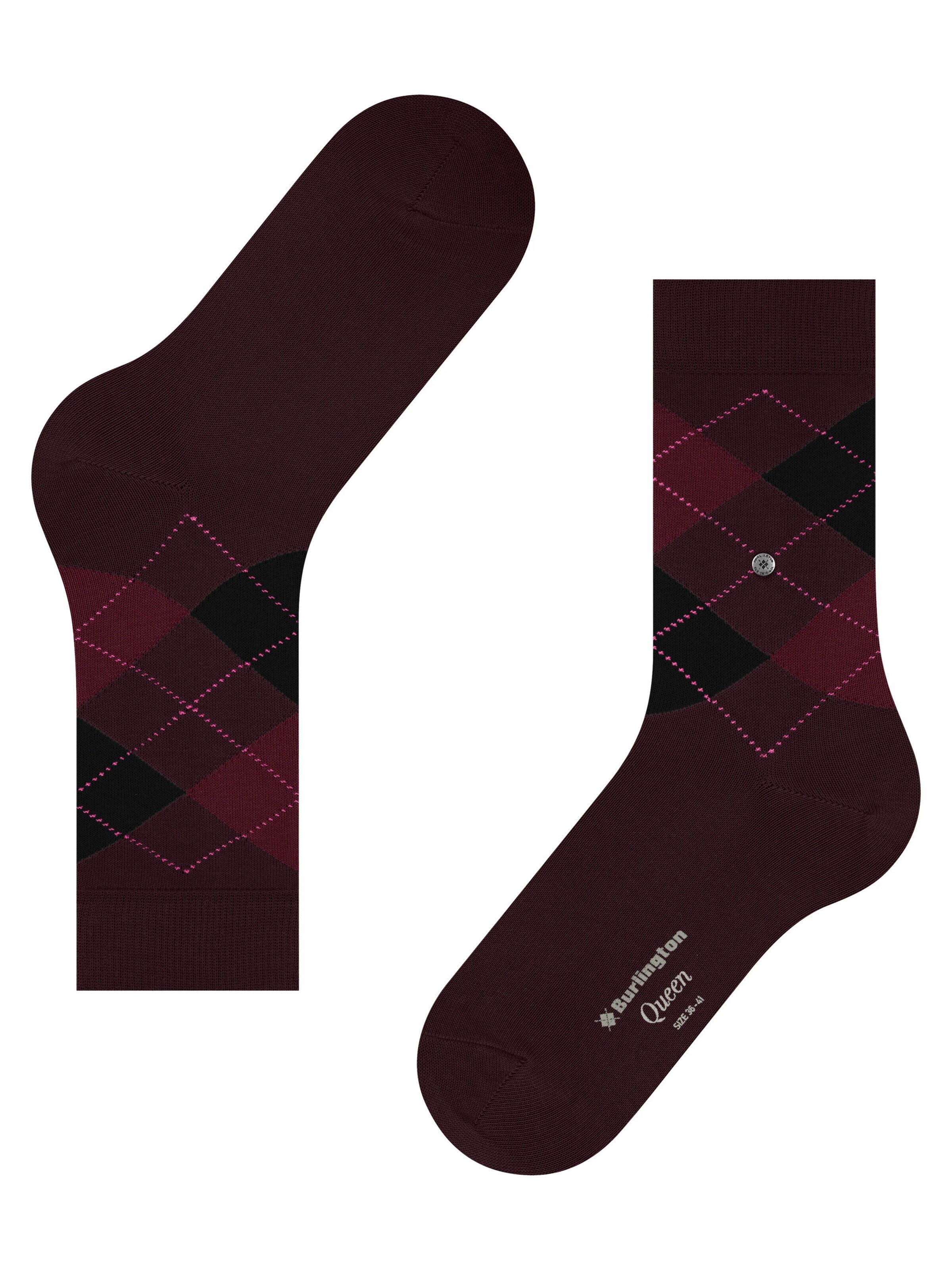 BURLINGTON Socks 'Queen' in Red