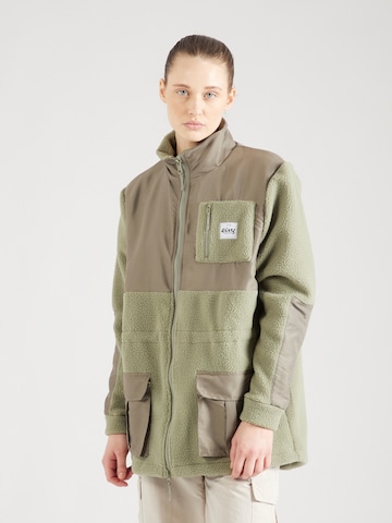 Eivy Athletic Fleece Jacket in Green: front