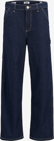 mėlyna Jack & Jones Junior Plačios klešnės Džinsai 'JJIALEX JJCARPENTER': priekis