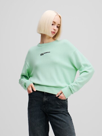 KARL LAGERFELD JEANS Свитер в Зеленый: спереди