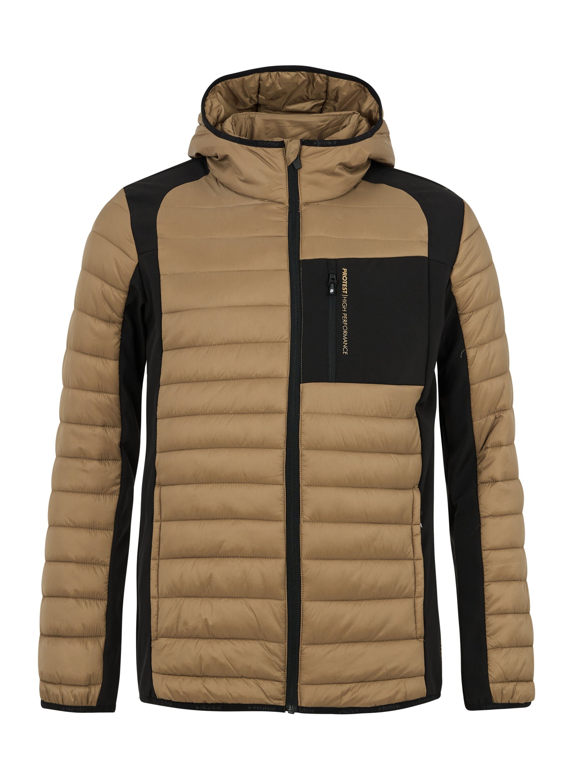 PROTEST Winterjacke 'LETTON'‌‌‌‌ in Braun: Vorderseite