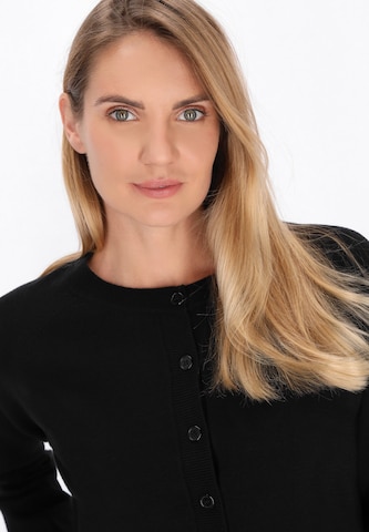 usha BLUE LABEL Knit cardigan in Black