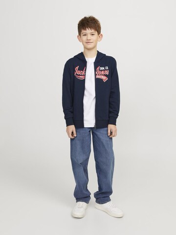 Veste de survêtement Jack & Jones Junior en bleu