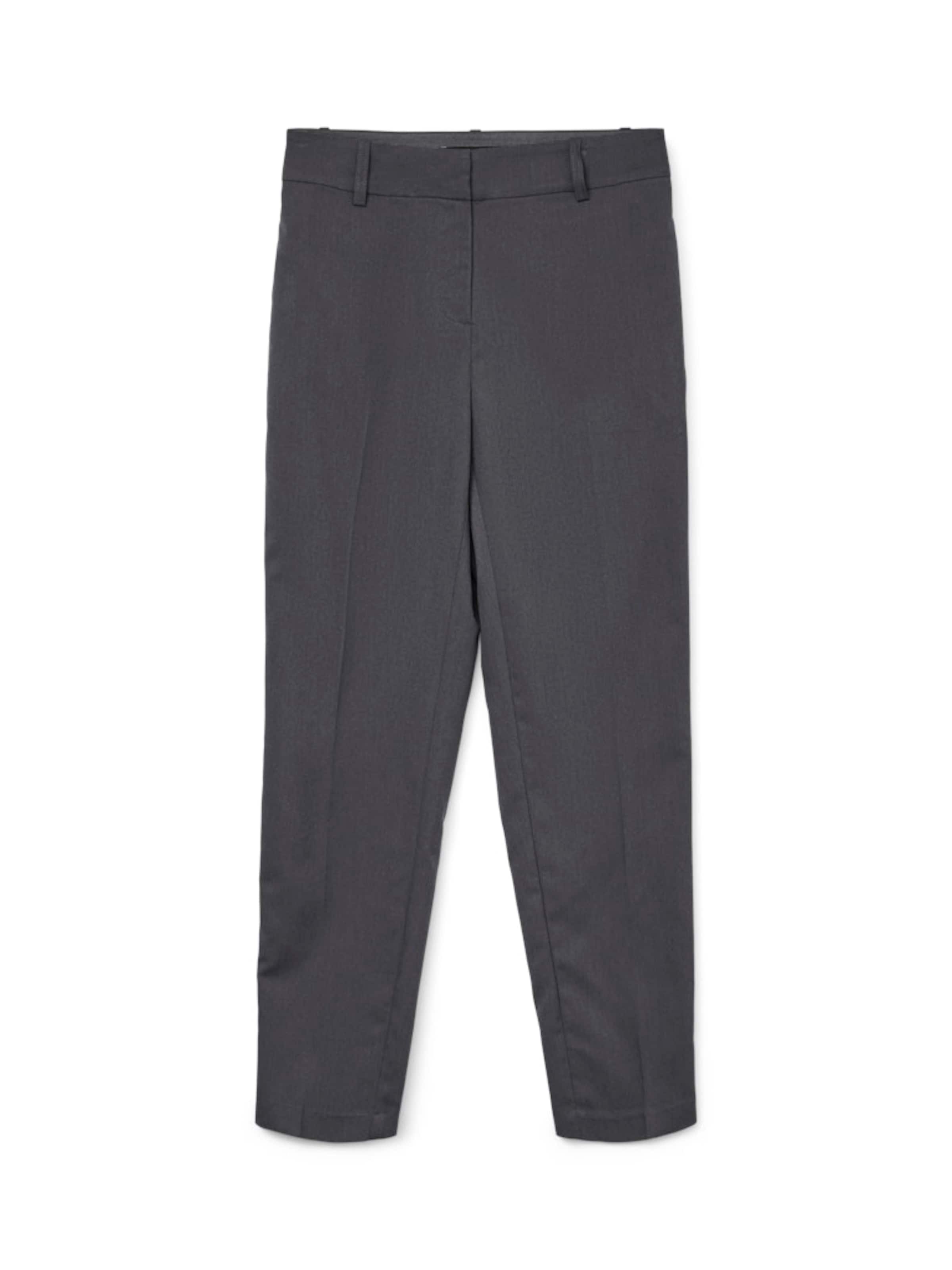 VERO MODA regular Bukser med fals 'VMNILA' i grå: forside