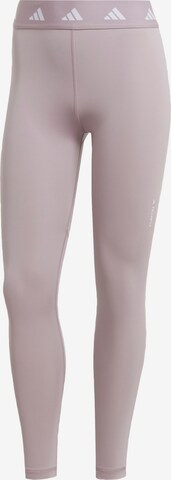 ADIDAS PERFORMANCE Skinny Sporthose 'Techfit' in Lila: predná strana