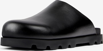 CAMPER Mules ' Brutus ' in Black: front