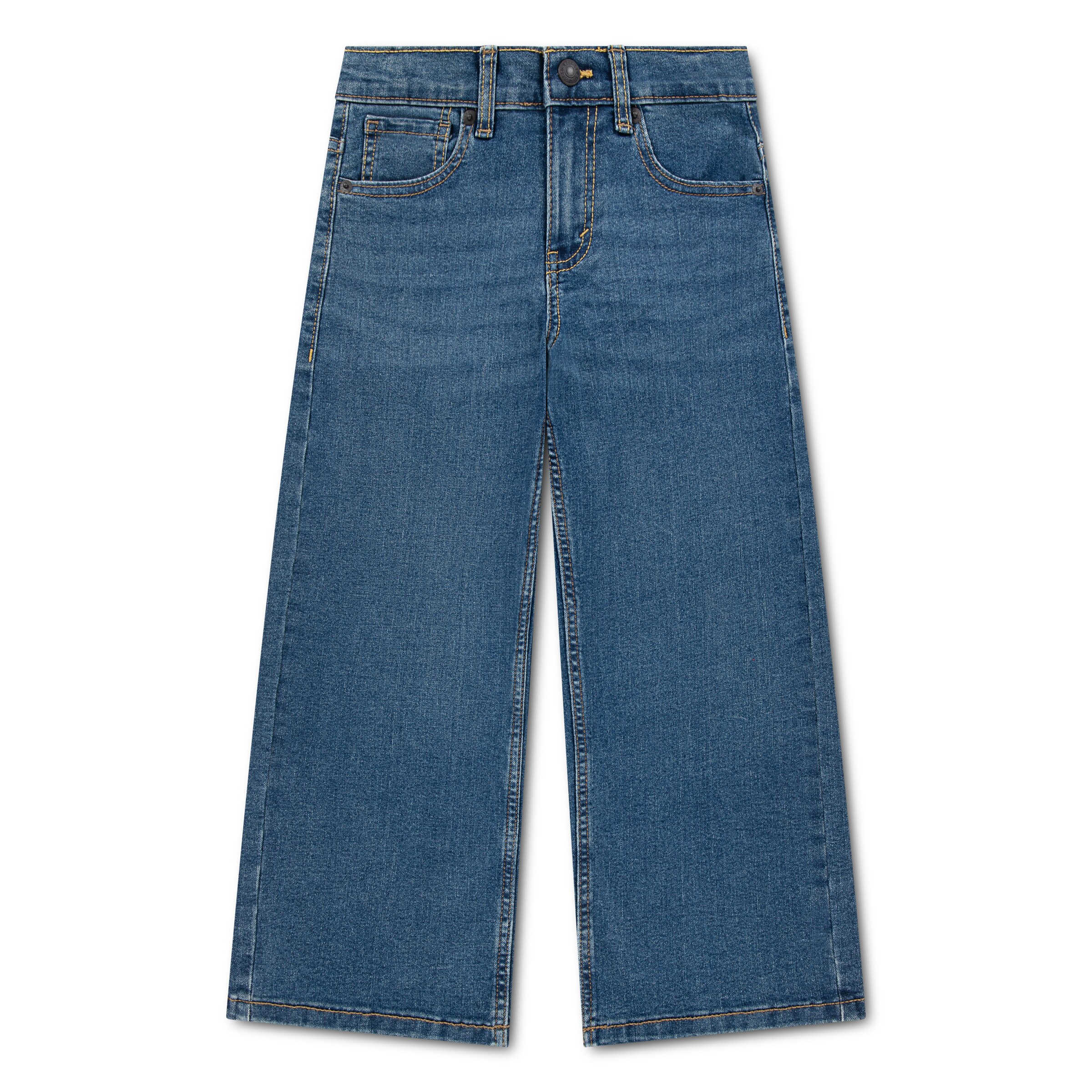 Levi's Kids Wide leg Jeans in Blue: front