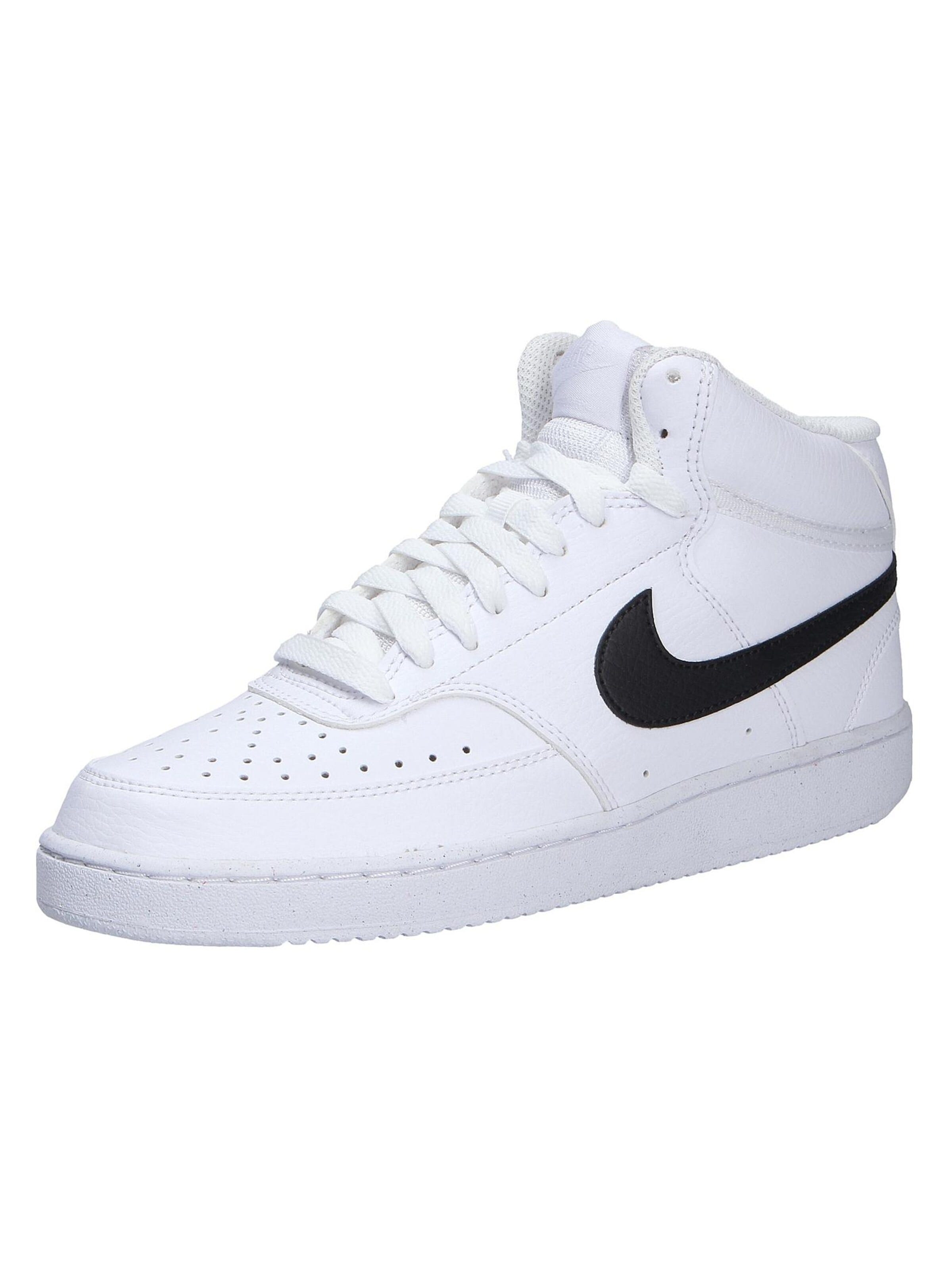 Nike Sportswear High-Top Sneakers 'Court Vision Next Nature' in White: front