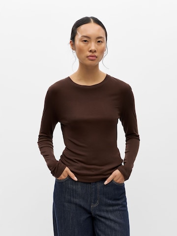 T-shirt 'OBJAlma' OBJECT en marron : devant