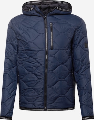 INDICODE JEANS Between-Season Jacket 'Perkins' in Blue: front