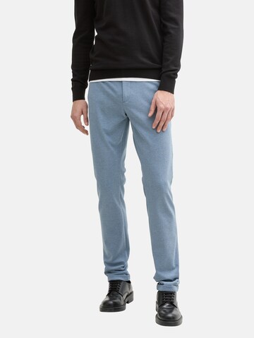 Slimfit Pantaloni chino 'Travis' di TOM TAILOR in blu: frontale
