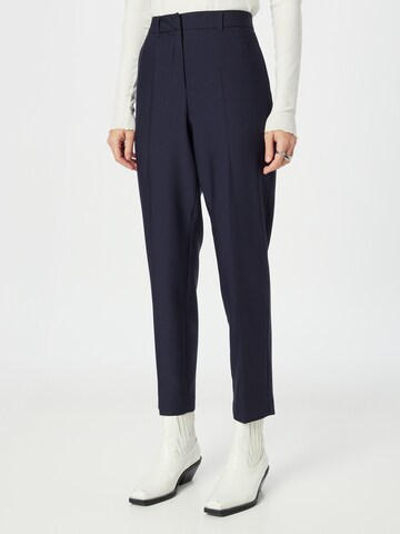 Regular Pantalon à plis s.Oliver BLACK LABEL en bleu : devant