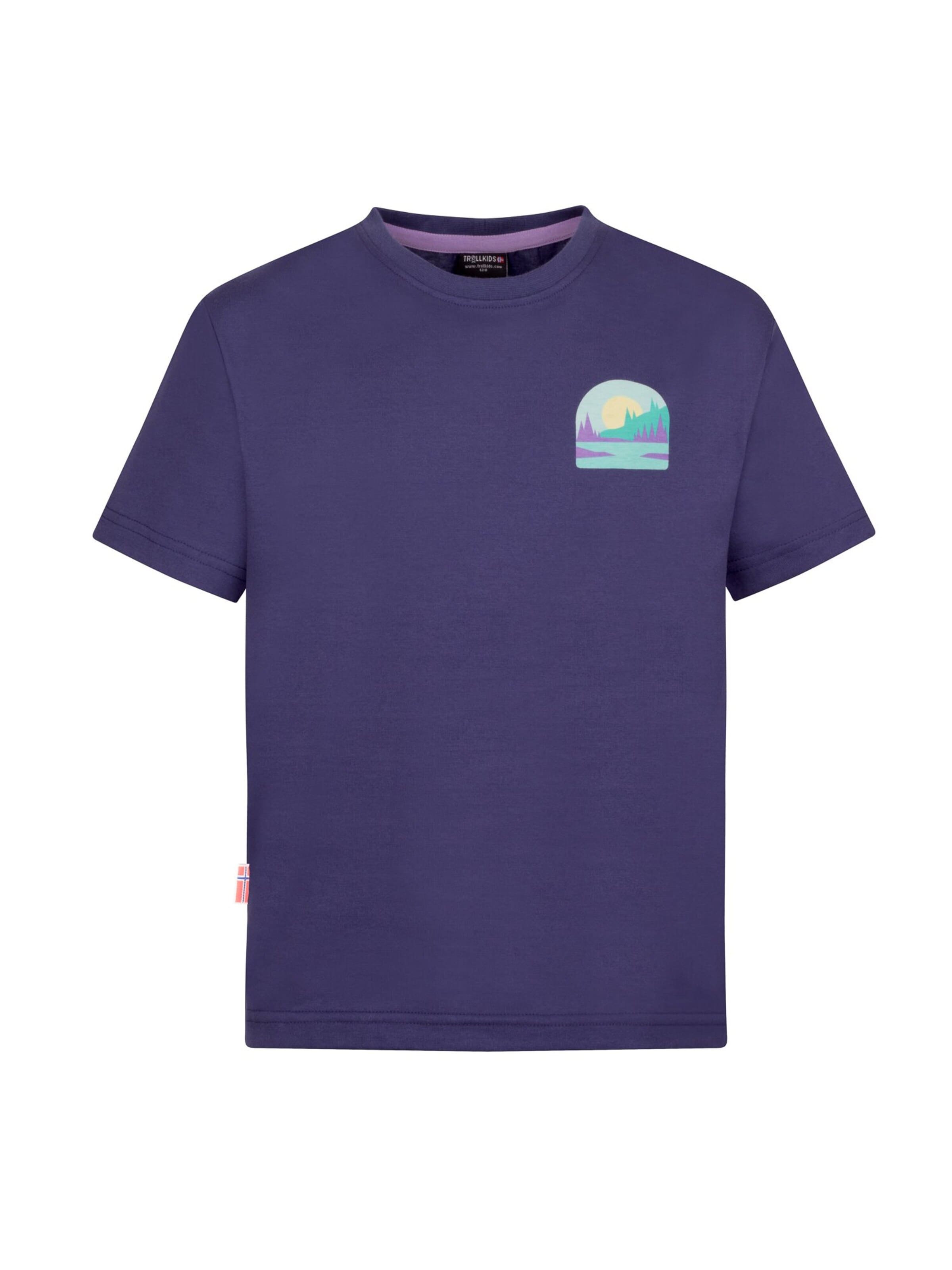 TROLLKIDS Performance Shirt in Purple: front