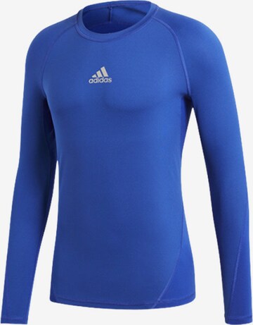 ADIDAS PERFORMANCE Trainingsshirt 'AlphaSkin' in Blau