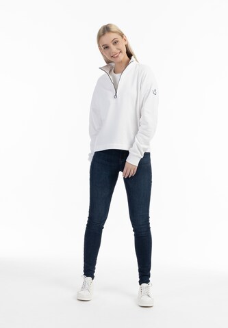 DreiMaster Maritim - Sweatshirt 'Bridgeport' em branco